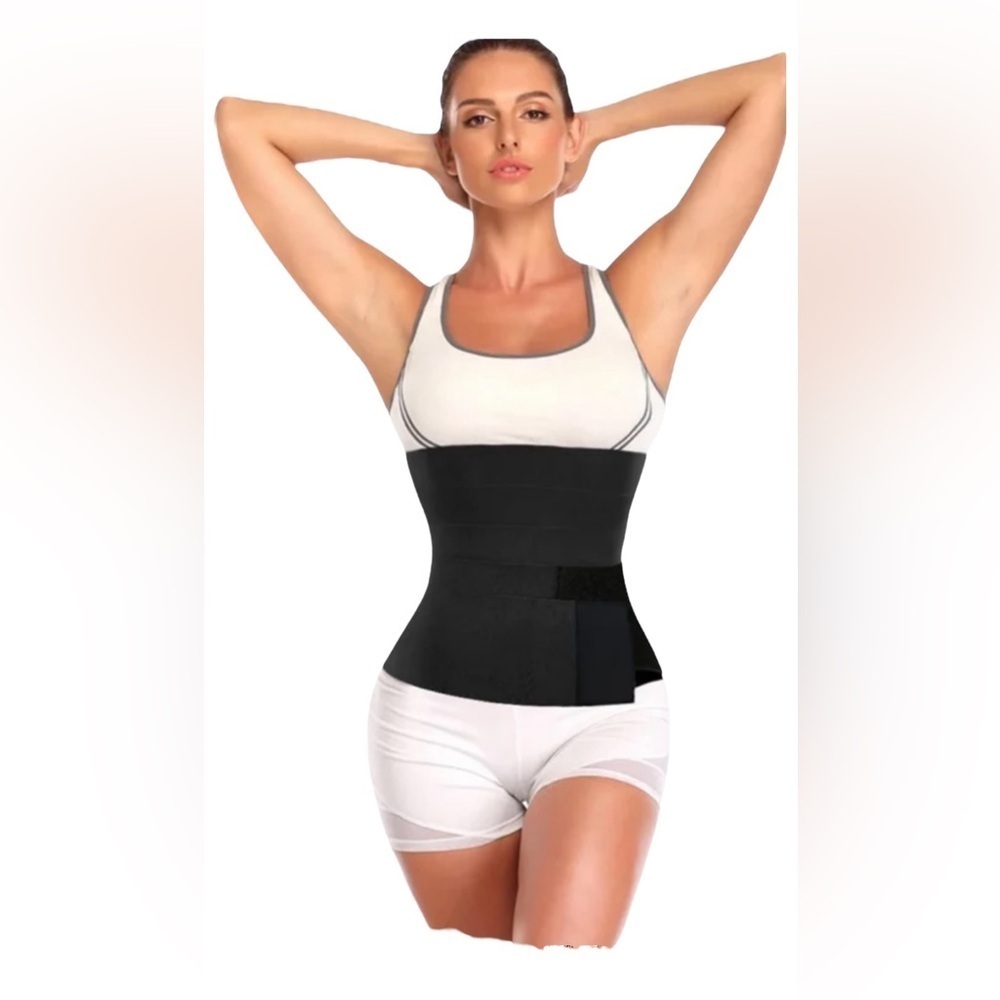 Ladies Black Waist Trainer/Belt Waist Trainer Bandage Wrap Compression